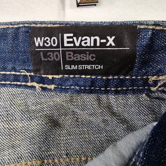 Buffalo David Bitton Evan-X Basic Slim Stretch Faded 30 x 30 Mens Jeans NWT - Picture 5 of 8